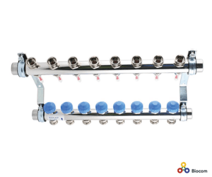 Watts manifold til gulvvarme 8 kredse