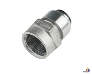 Roth overgang 28 x 1" muffe, rustfri