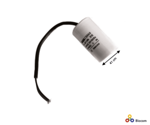 Motor kondensator 14 uF 450 V m. ledning