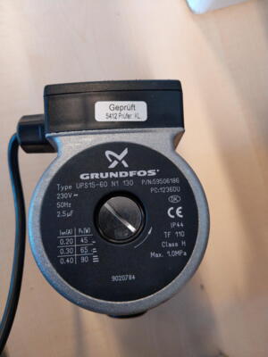 GRUNDFOS UPS 15-60 130 mm PN6/10