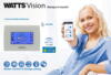 WATTS VISION centralenhed BT-CT02-RF, touch skærm WIFI - app Hvid