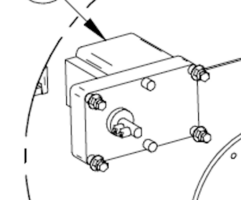 Baxi TPK røgrensermotor 3 RPM m. stik