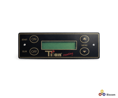 Ecofire display Aqua Titan Heating